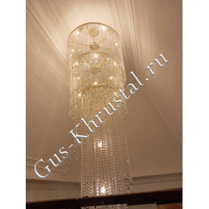 Люстра Италия Винтаж 3 яруса (Журавль) - фото в интерьере