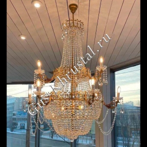 Люстра Свеча 2-х ярусная  - фото в интерьере 